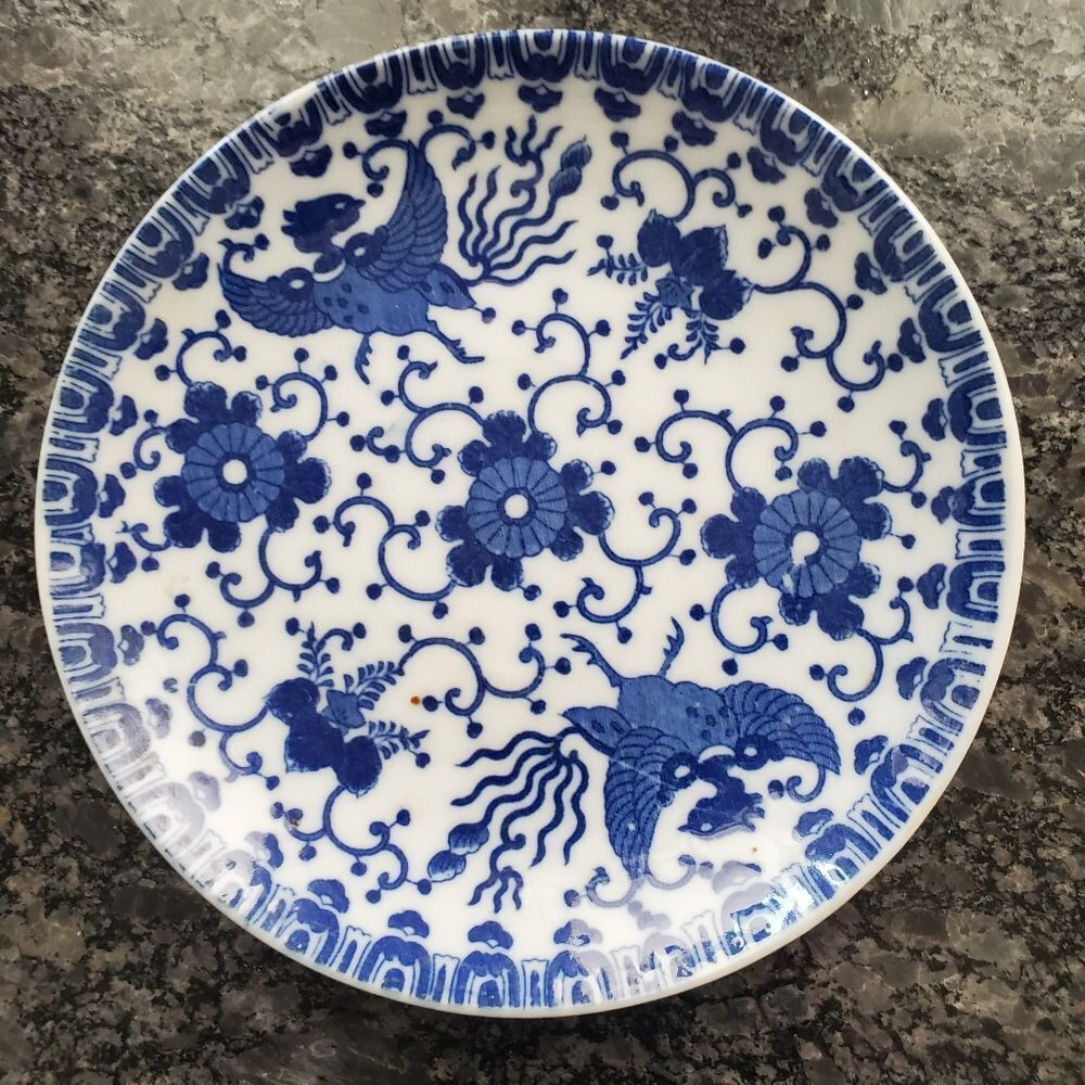 Vintage Occupied Japan Phoenix Bird plate
